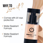 Colors Queen Dream Satin Foundation - 102 Ivory | Grocsy