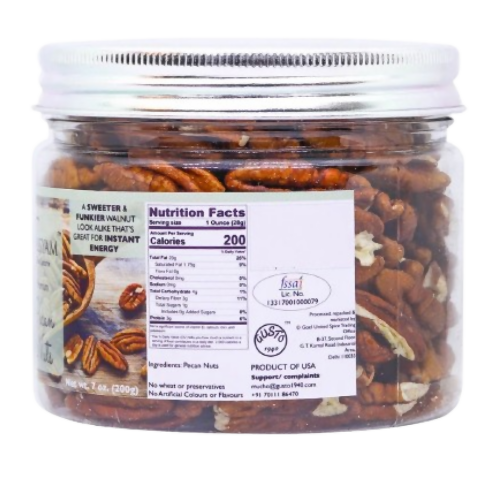 Tassyam Organics Exotic Pecan Nuts | Grocsy