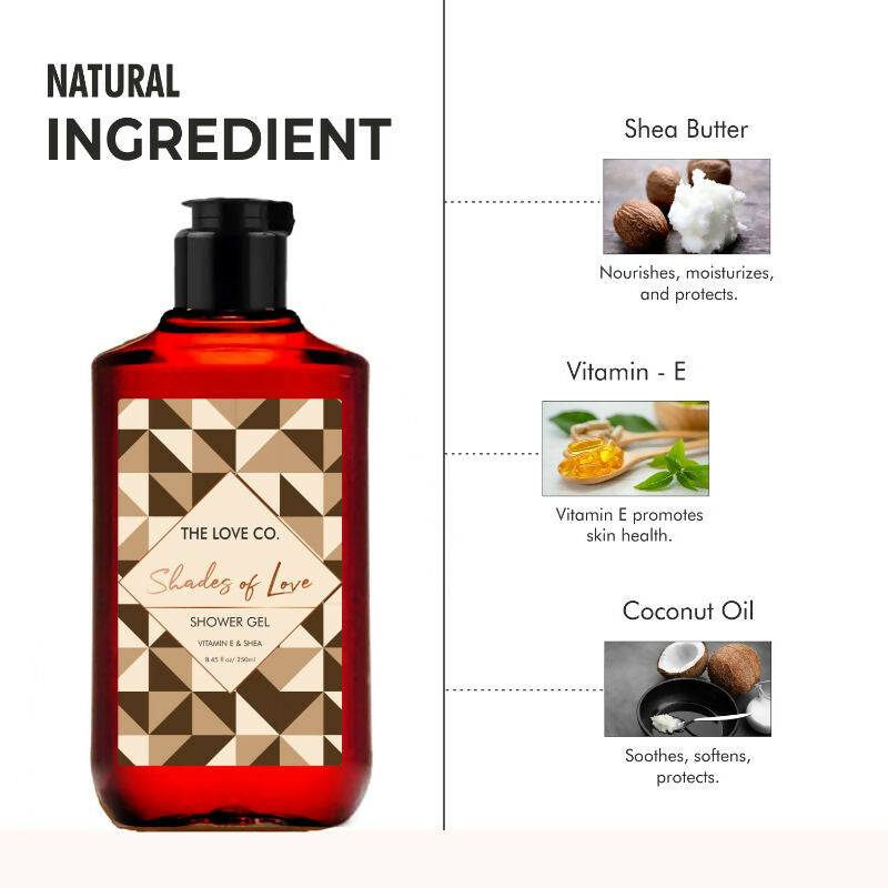 The Love Co. Shades of Love Shower Gel | Grocsy