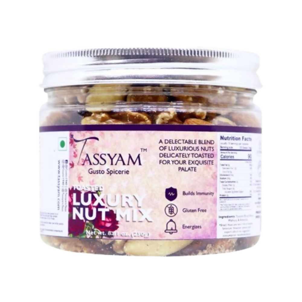 Tassyam Organics Luxury Toasted Nut Mix | Grocsy