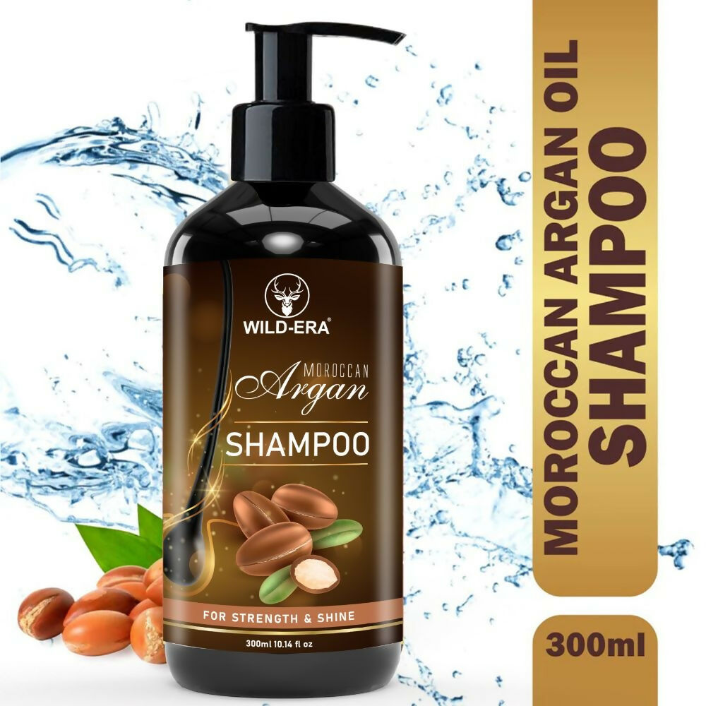 Wildera Moroccan Argan Shampoo with Moroccan Argan Oil to Nourish Dull, Dry & Frizzy Hair | Grocsy