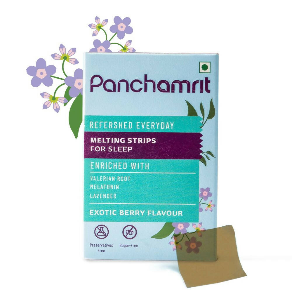 Panchamrit Melting Strips for Sleep-Exotic Berry Flavor | Grocsy
