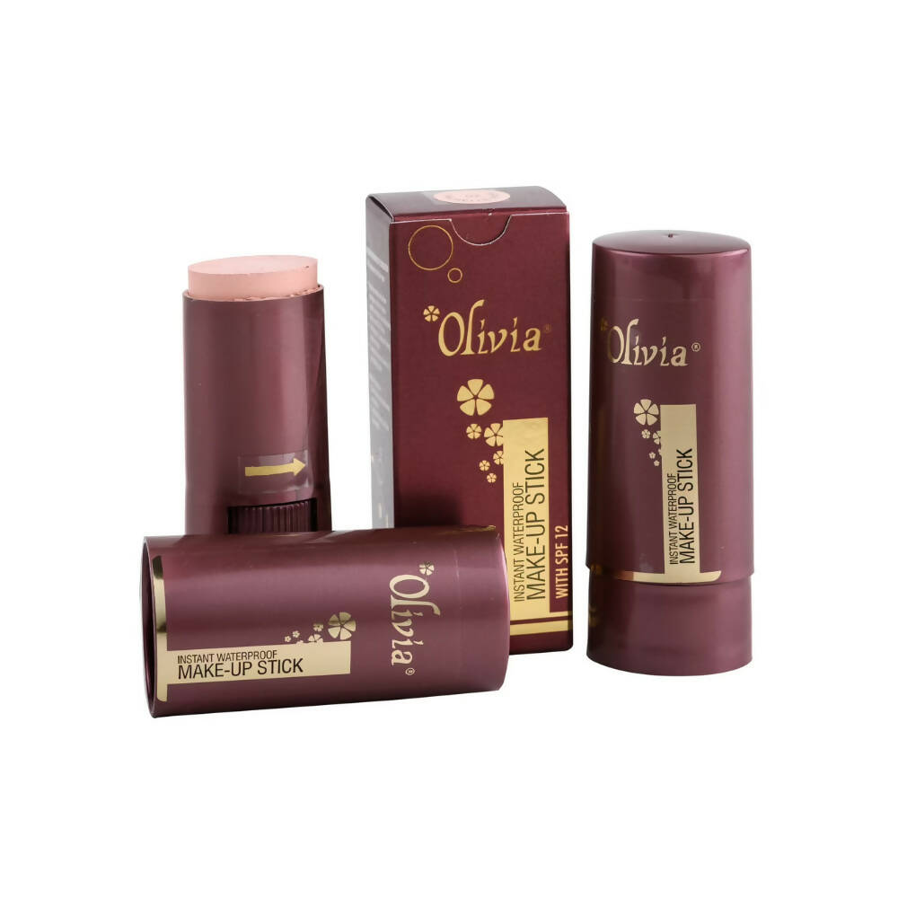Olivia Makeup Stick with SPF 12 - Peach Rose | Grocsy