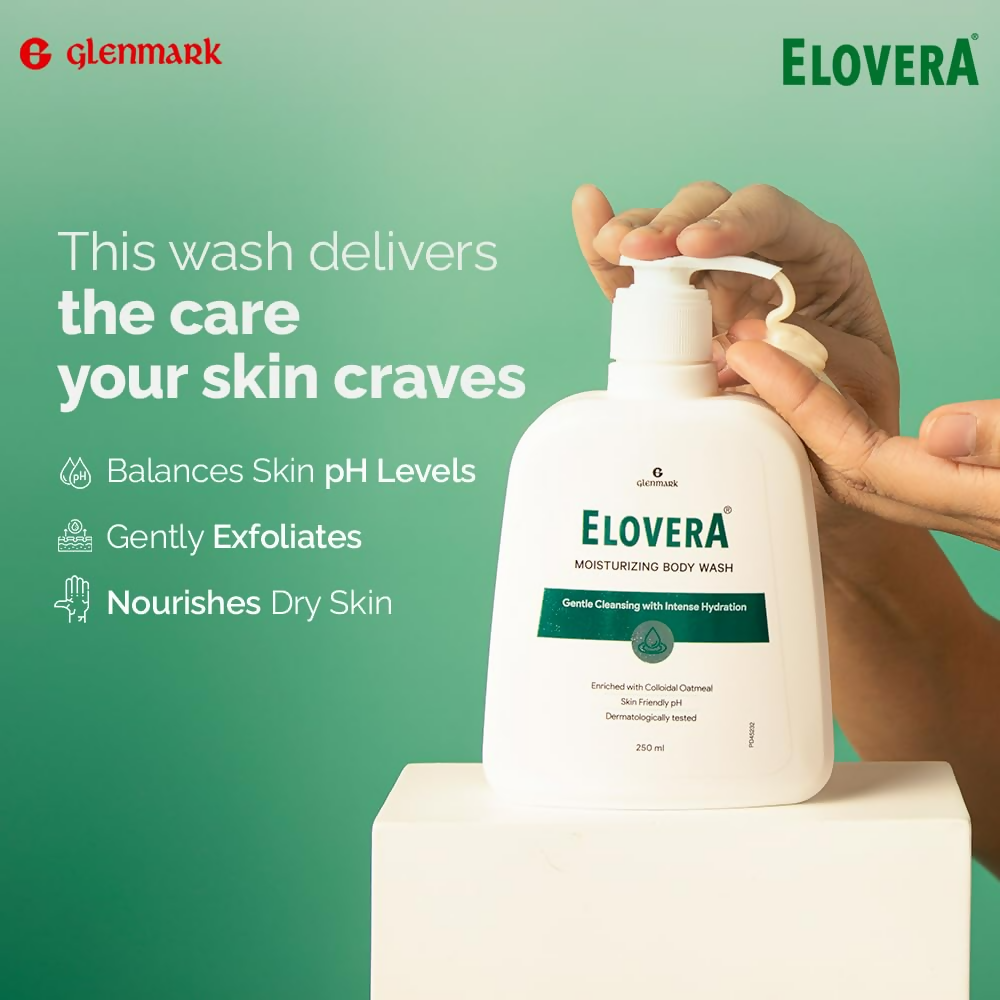 Glenmark Elovera Moisturising Body Wash | Grocsy