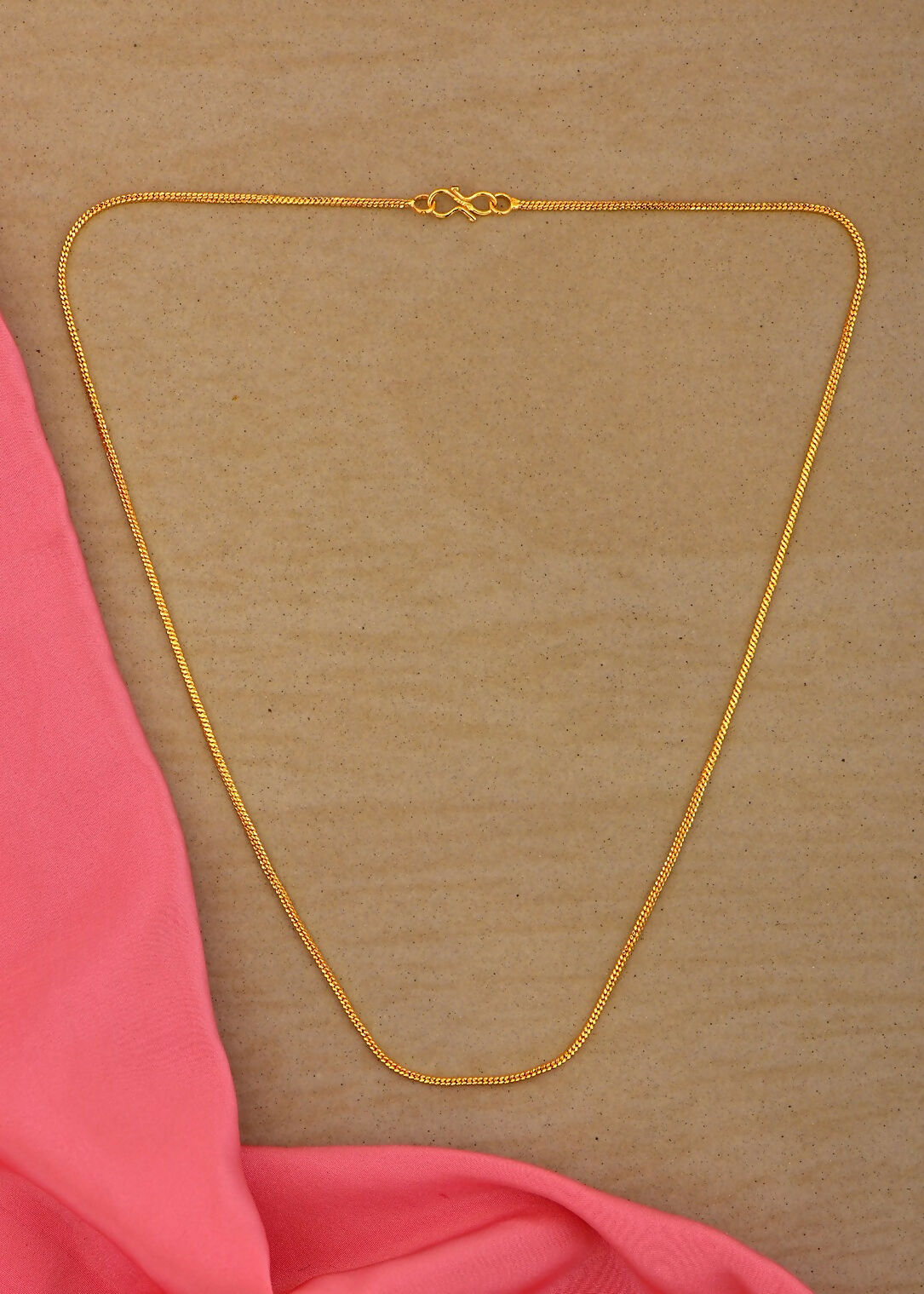 Joban Fashion Women Brass Golden Neck-Chain | Grocsy