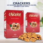 Go Crackers Kashmiri Brown Halves Dried Walnuts Kernels Without Shell | Grocsy
