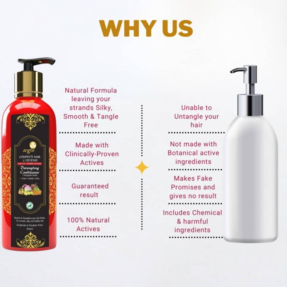 Aegte Complete Hair Defense Hair Fall Healthy Growth Detangling Conditioner | Grocsy