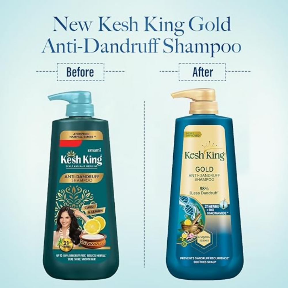 Kesh King Gold Anti-Dandruff Shampoo | Grocsy