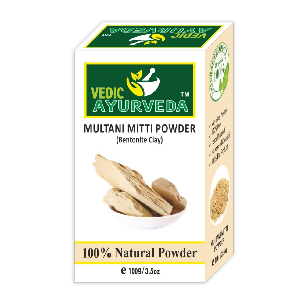 VedicAyurveda Multani Mitti Powder and Mulethi Powder | Grocsy