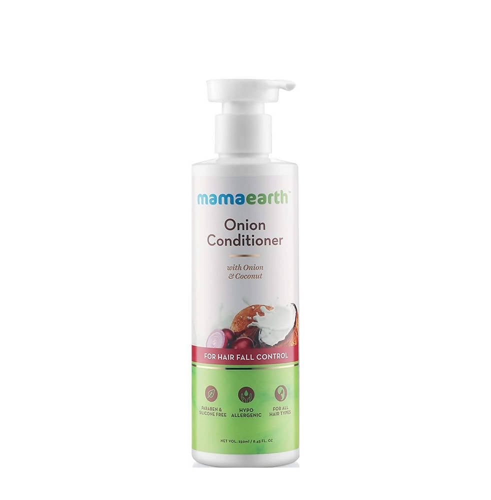 Mamaearth Onion Conditioner + Hair Mask + Hair Oil For Hair Fall Control Combo Pack | Grocsy