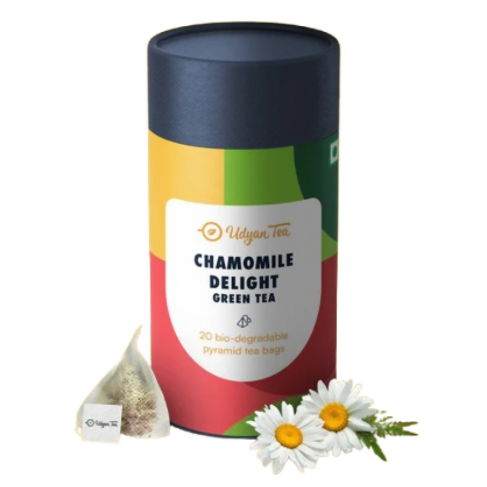 Udyan Tea Chamomile Delight Green Tea | Grocsy