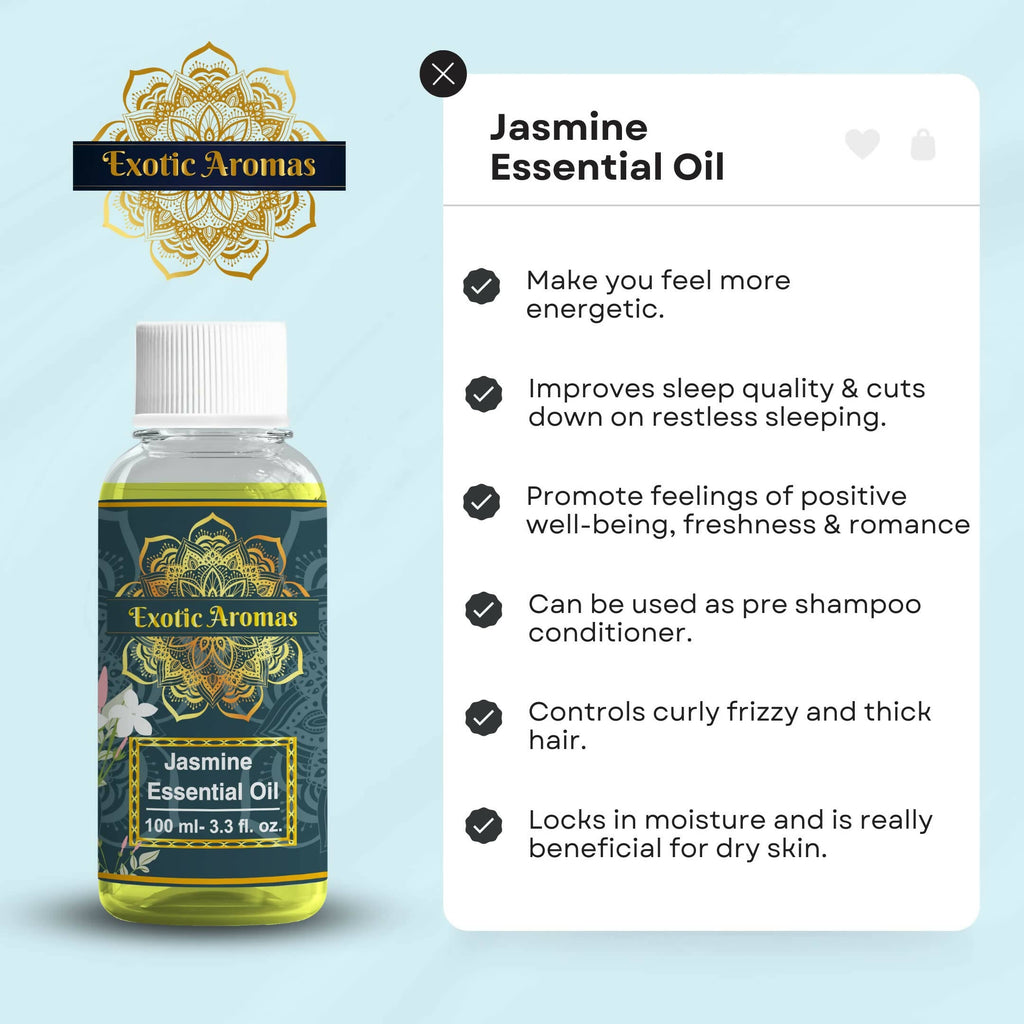 Exotic Aromas Jasmine Essential Oil | Grocsy
