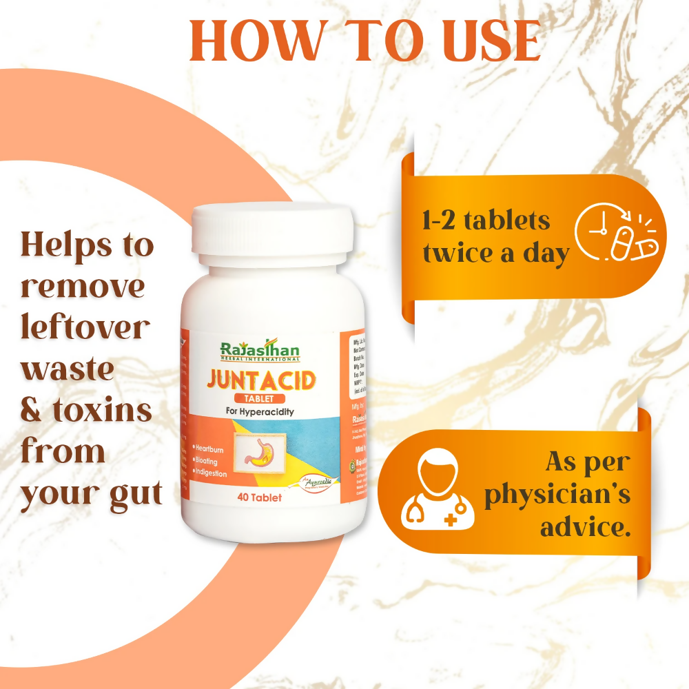 Rajasthan Herbals Junt Acid Tablets | Grocsy