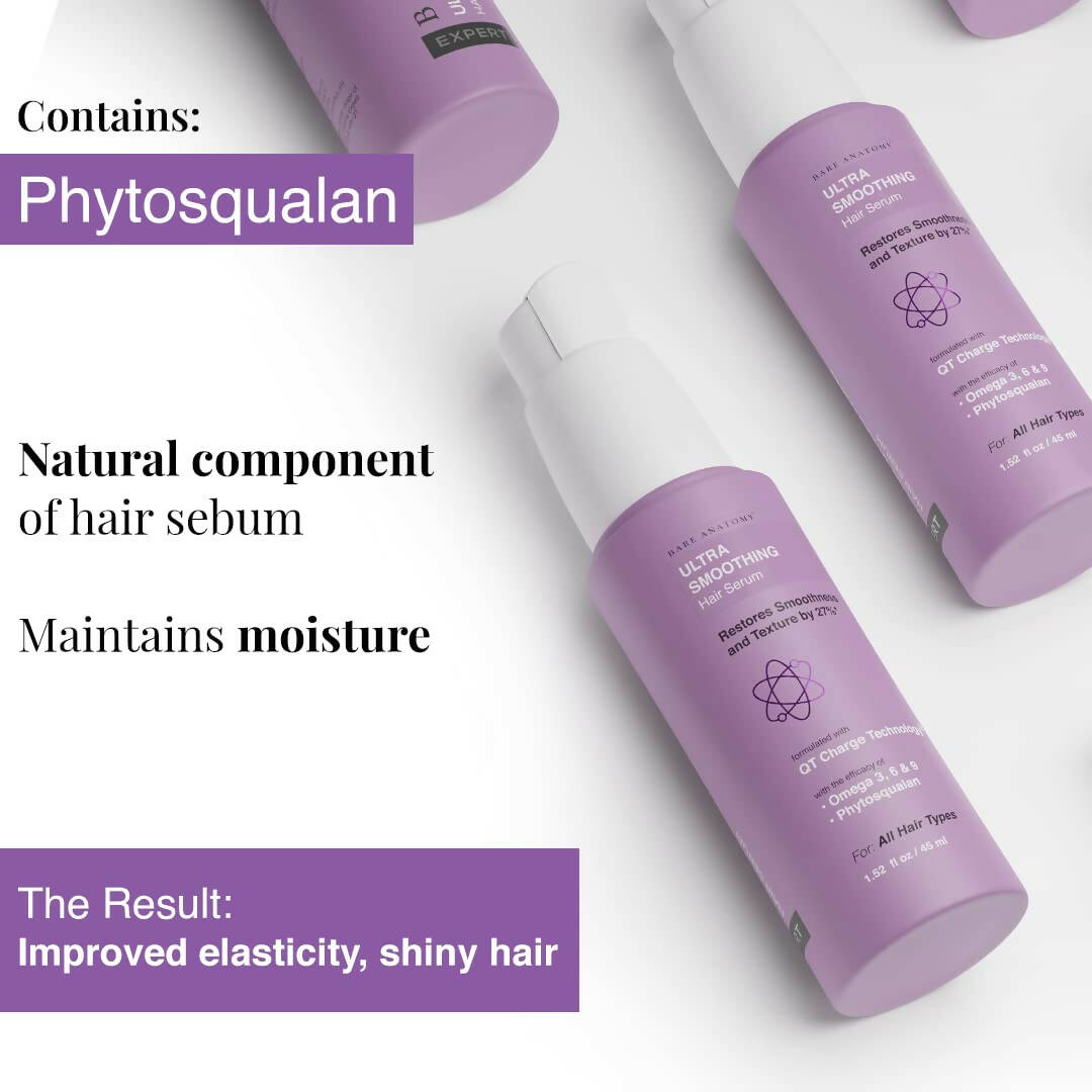 Bare Anatomy Ultra Smoothing Hair Serum, Restores Smoothness | Grocsy