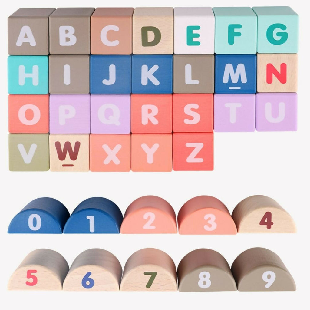 Nesta Toys 115 Pieces Wooden City Building Blocks, Stacking Educational Toys |Building Toys for Creative Play (3+ Years) | Grocsy