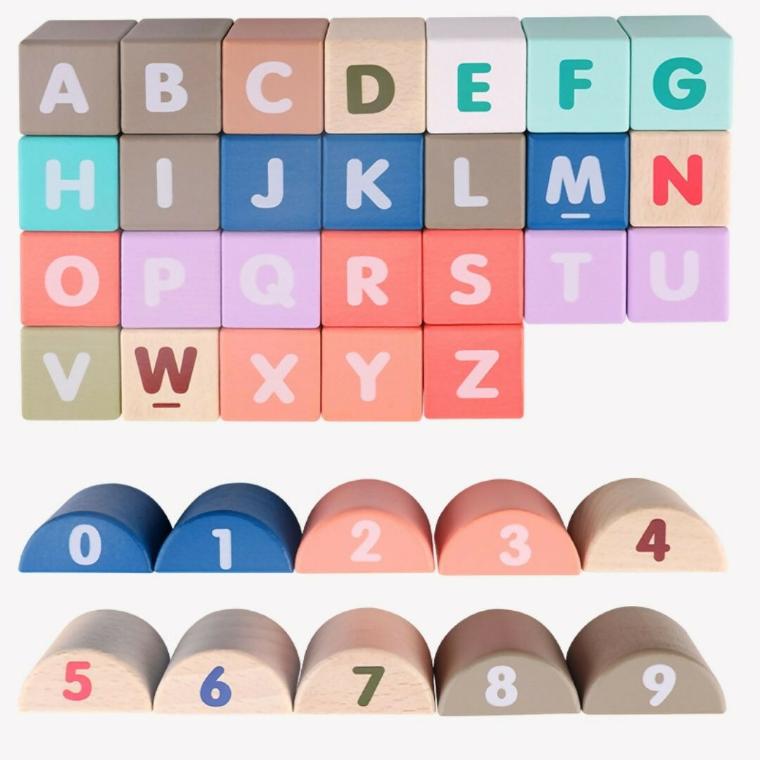 Nesta Toys 115 Pieces Wooden City Building Blocks, Stacking Educational Toys |Building Toys for Creative Play (3+ Years) | Grocsy