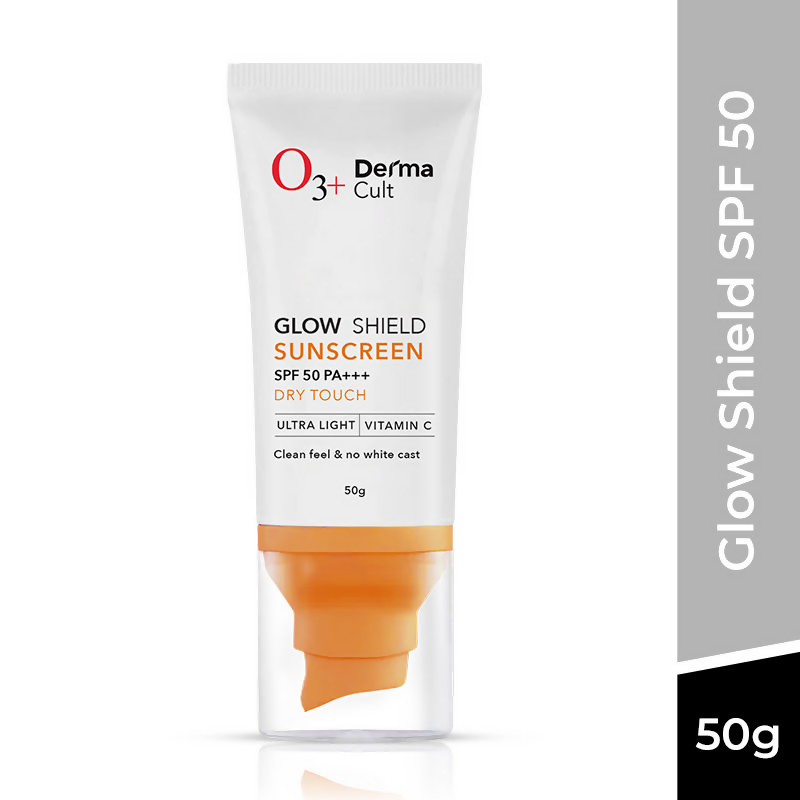 Professional O3+ Derma Cult Glow Shield Sunscreen SPF 50 PA+++ | Grocsy