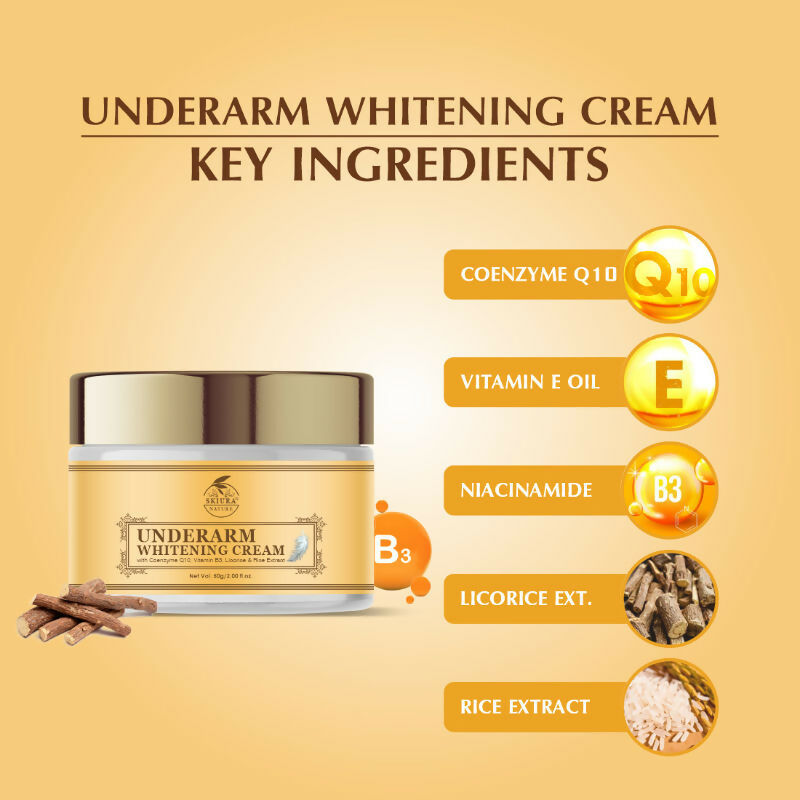 Skiura Nature Dark Underarm Skin Whitening Cream | Grocsy