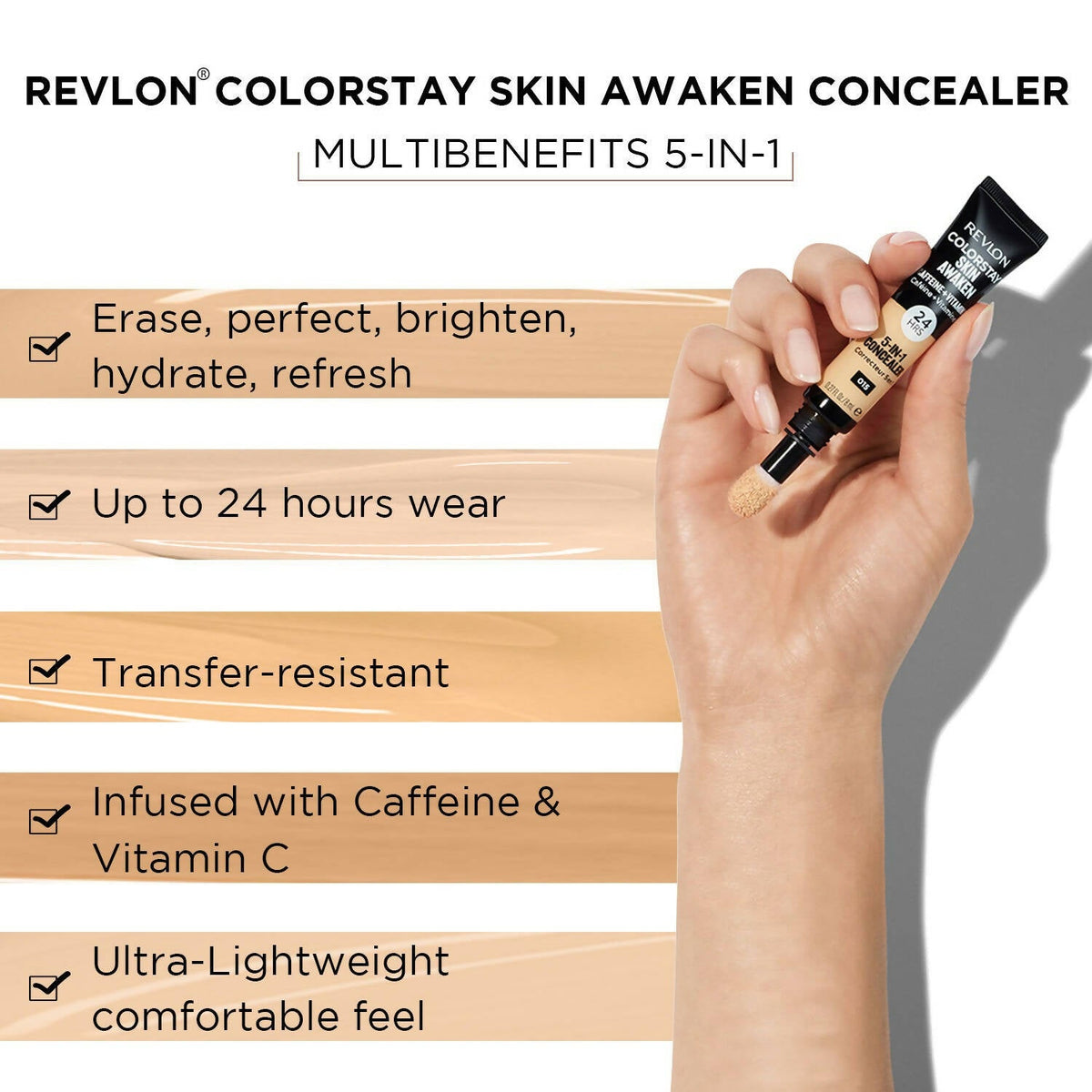 Revlon Colorstay Skin Awaken 5-in-1 Concealer - Fair | Grocsy
