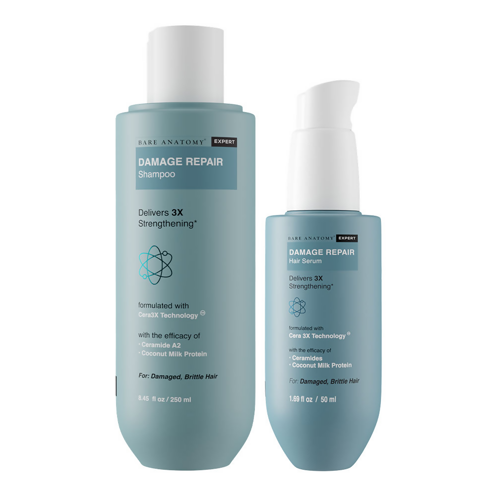 Bare Anatomy Expert Damage Repair Serum & Shampoo Duo | Grocsy