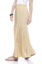 Mominos Fashion Reyon Cotton Golden Palazzo For Girls | Grocsy