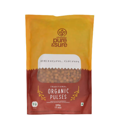 Pure & Sure Bengal Gram Traditional Organic Pulses | Grocsy