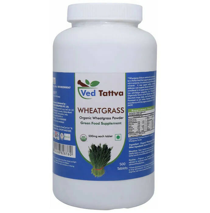 Ved Tattva Wheatgrass Tablets | Grocsy