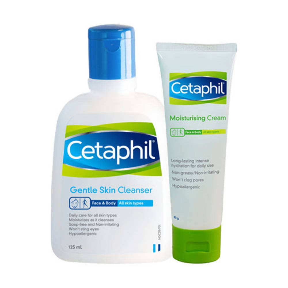 Cetaphil Gentle Cleansing & Moisturizing Combo | Grocsy