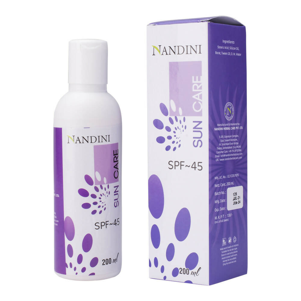 Nandini Herbal Sun Care Lotion SPF 45 | Grocsy