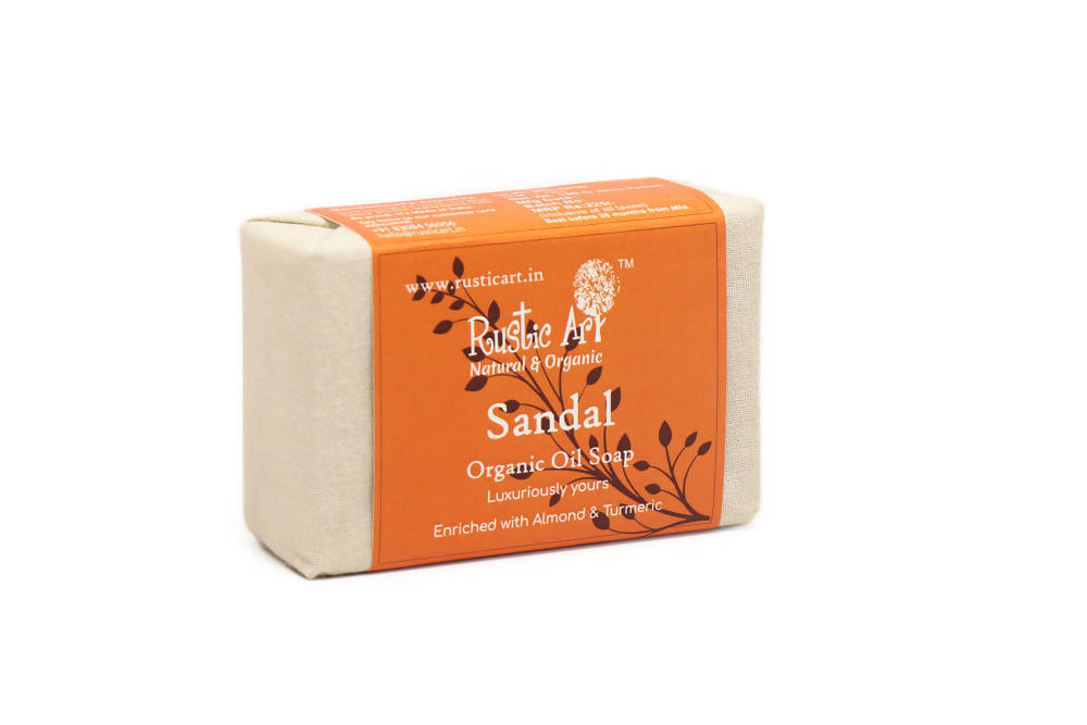 Rustic Art Sandal Organic Oil Soap | Grocsy