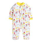 Daddy - G Rompers/Sleepsuits/Jumpsuit /Night Suits for New Born Babies - Yellow | Grocsy