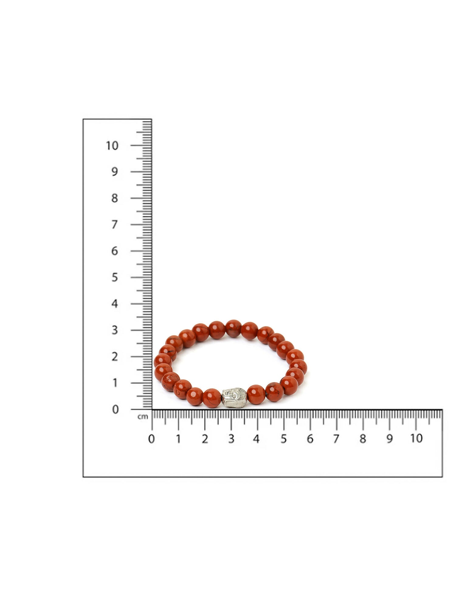 Red Jasper with Buddha Bracelet - Ruby Raang | Grocsy