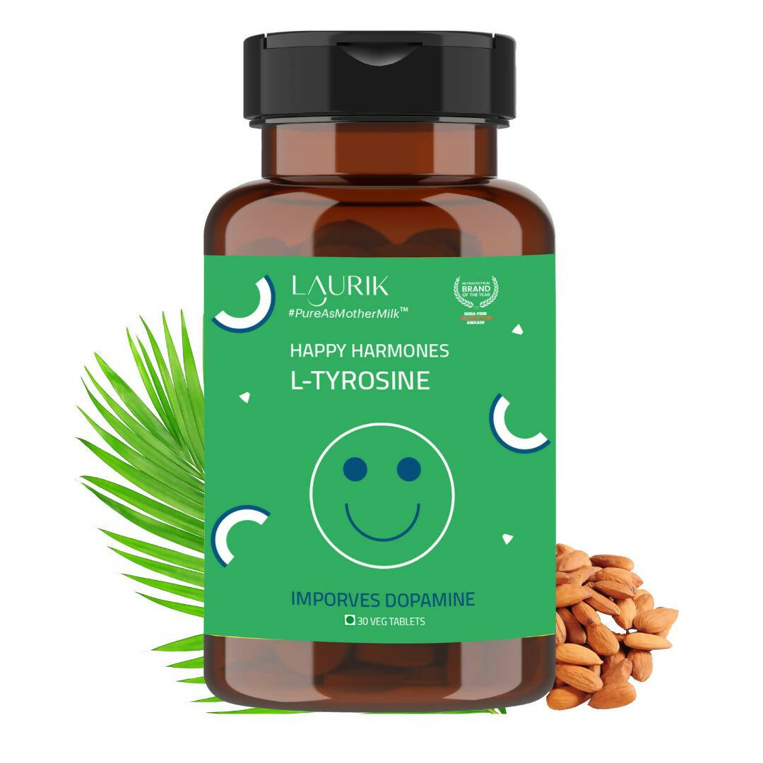 Laurik L-Tyrosine Support Cognitive Health Tablets | Grocsy