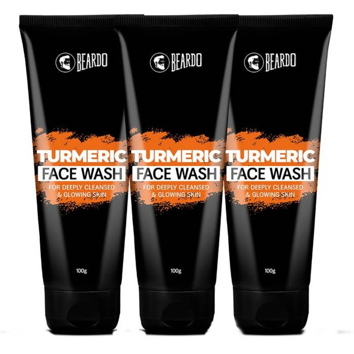 Beardo Turmeric Face Wash For Deeply Cleansed & Glowing Skin | Grocsy