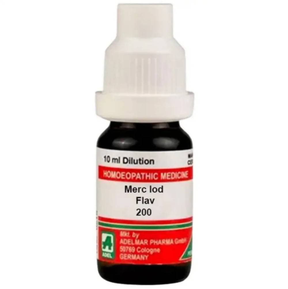 Adel Homeopathy Merc Iod Flav Dilution | Grocsy
