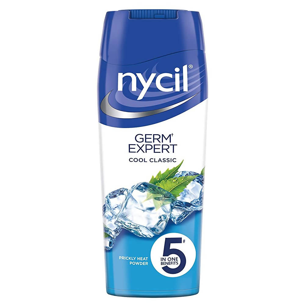 Nycil Germ Expert Cool Classic Prickly Heat Talcum Powder | Grocsy