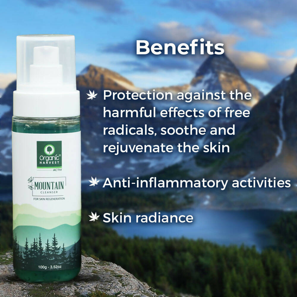 Organic Harvest Mountain Cleanser For Skin Regeneration | Grocsy