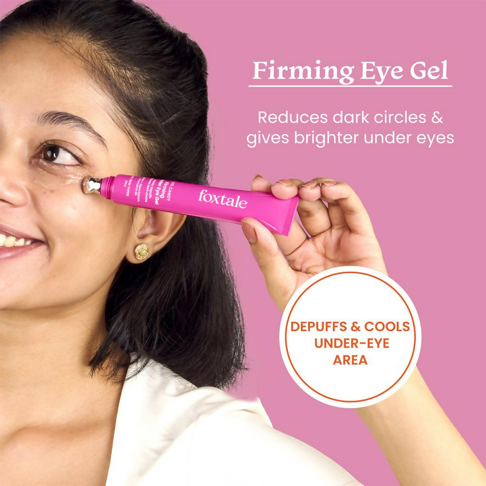 Foxtale Firming Eye Cream With Peptides For Brighter Under Eyes | Grocsy