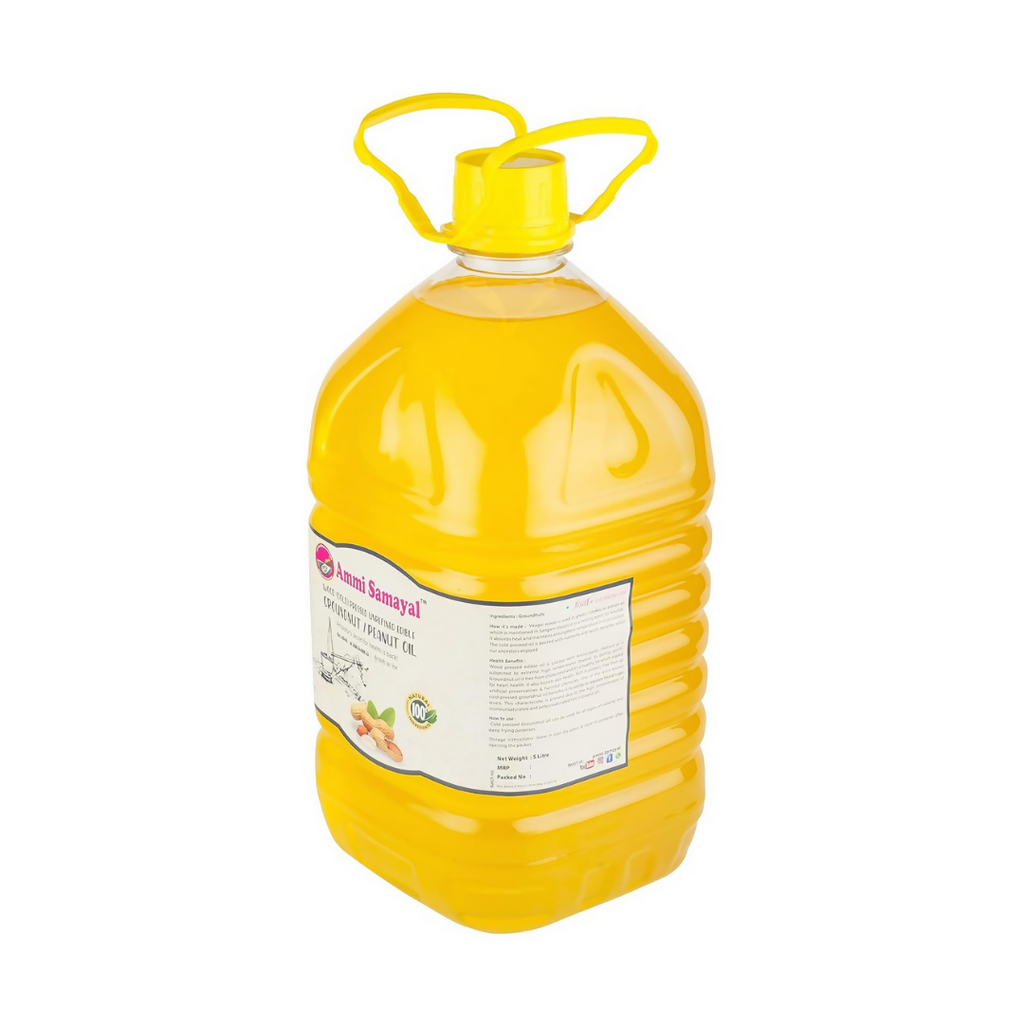 Ammi Samayal Wood Pressed Groundnut Oil | Grocsy
