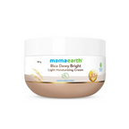 Mamaearth Rice Dewy Bright Light Moisturizing Cream with Rice Water & Niacinamide For Glass-Skin | Grocsy