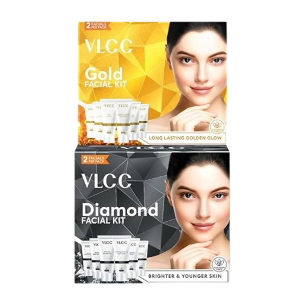 VLCC Gold Facial Kit & VLCC Diamond Facial Kit | Grocsy