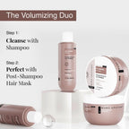 Bare Anatomy Expert Volumizing Shampoo &  Hair Mask Kit | Grocsy