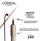 L'Oreal Paris Matte Signature Eyeliner - Brown | Grocsy