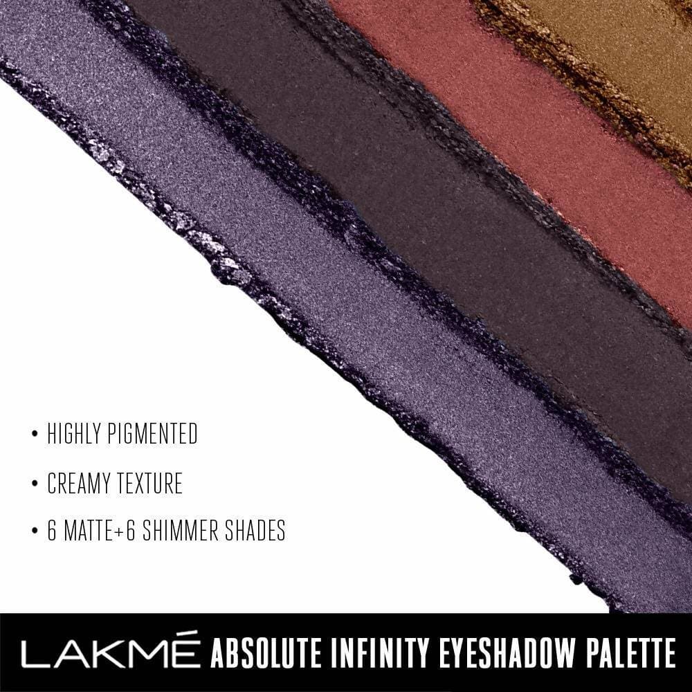 Lakme Absolute Infinity Eye Shadow Palette - Midnight Magic | Grocsy