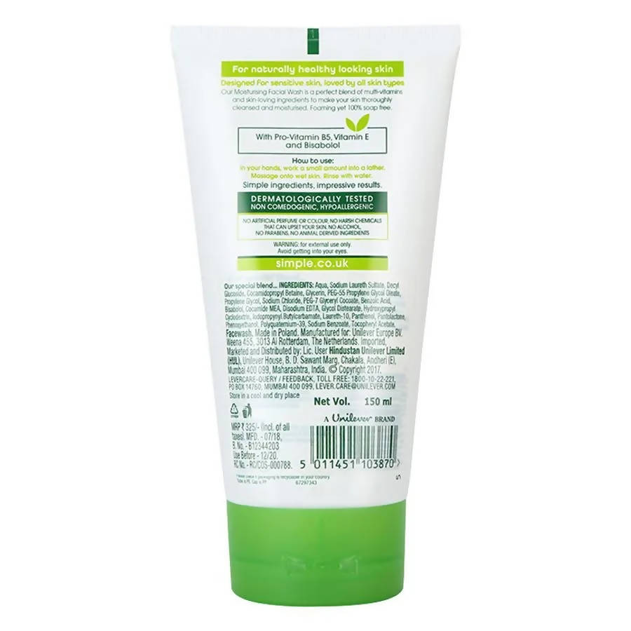 Simple Kind To Skin Moisturizing Facial Wash | Grocsy