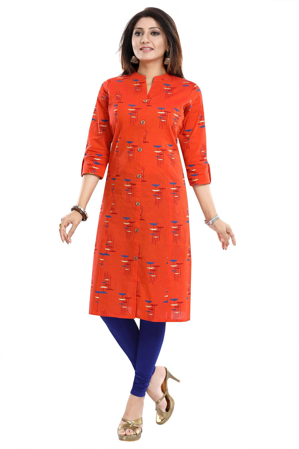 Snehal Creations Casual Cotton Printed Kurti | Grocsy