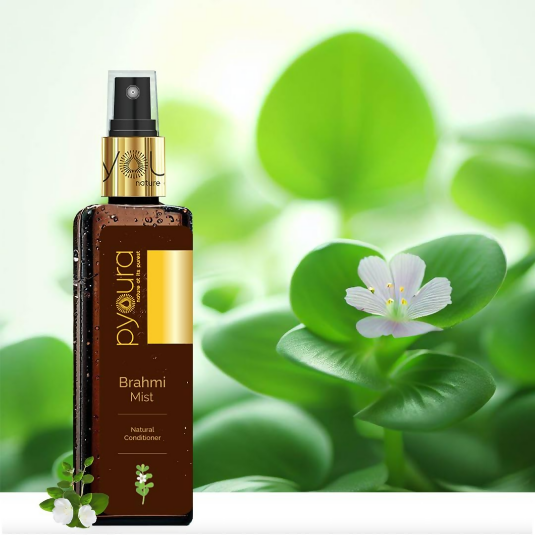 Pyoura Brahmi Non-Oily Hair Spray Serum Mist Natural Conditioner | Grocsy