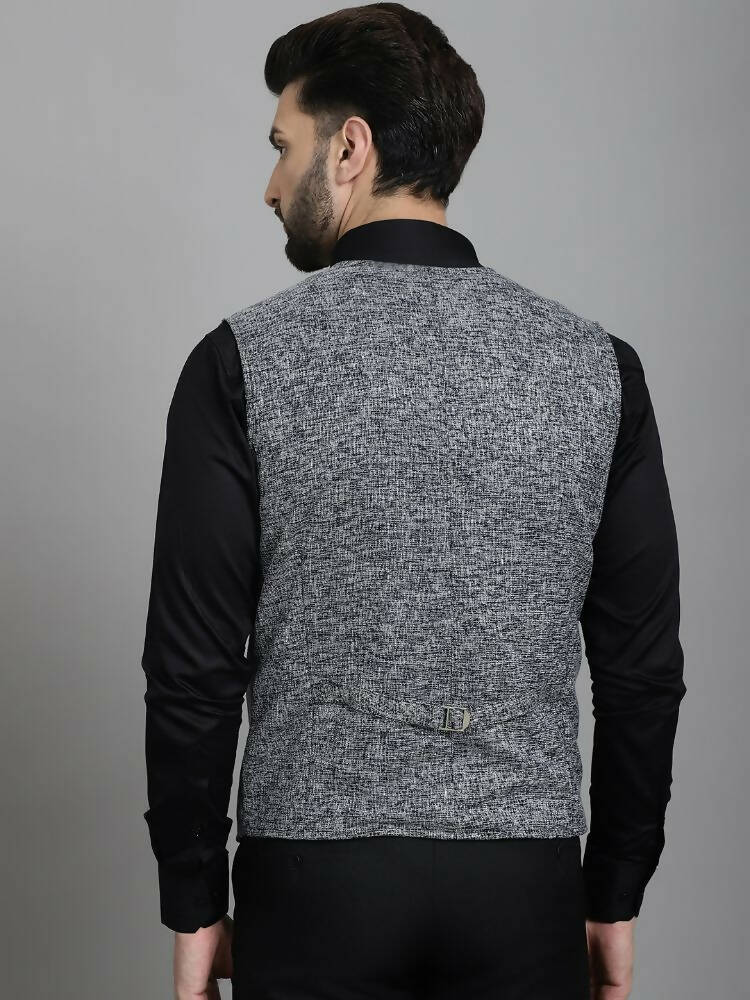 Even Apparels Solid Waistcoat - Blue | Grocsy