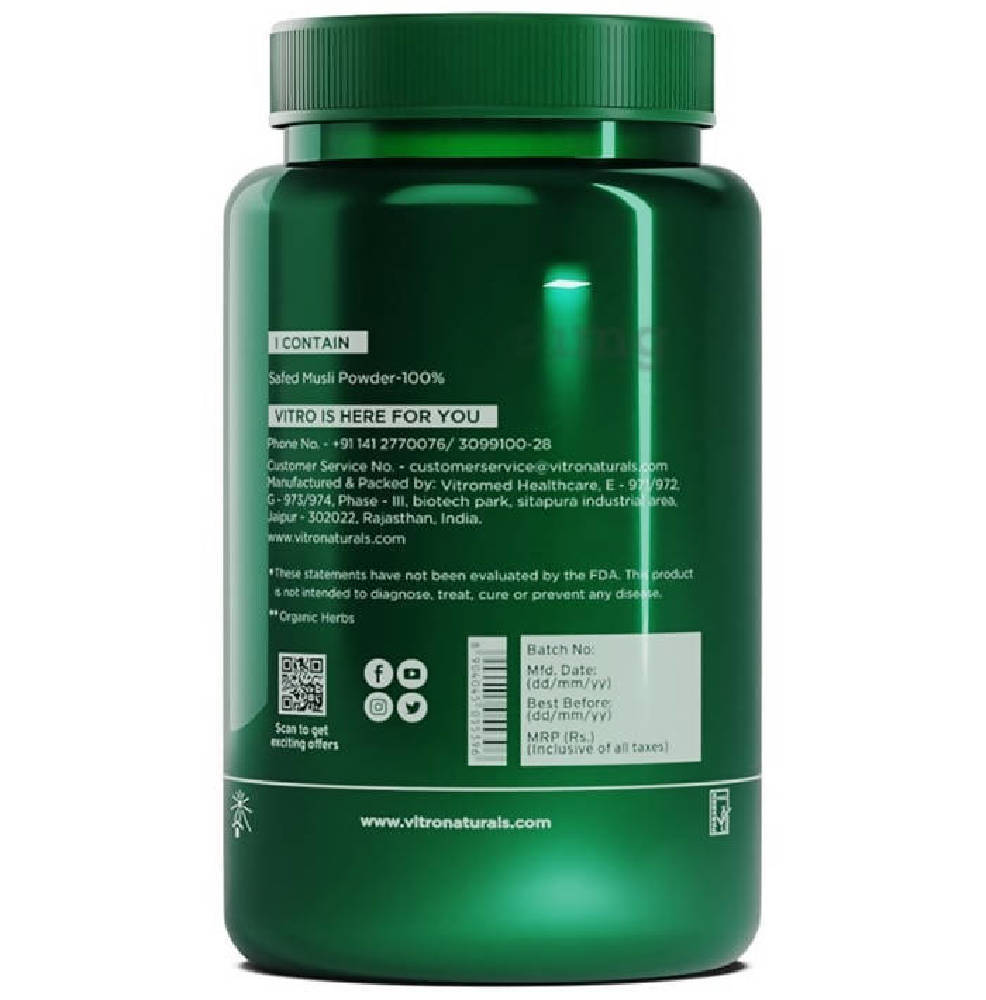 Vitro Naturals I Am Super Herb Safed Musli Powder | Grocsy