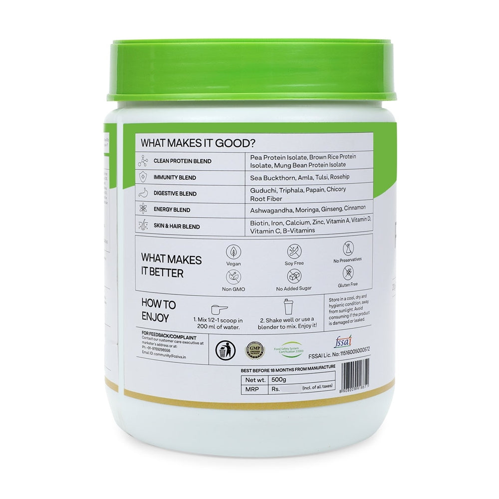 OZiva Superfood Plant Protein | Grocsy